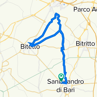 Da SP90 4, Sannicandro di Bari a SP90 10, Sannicandro di Bari