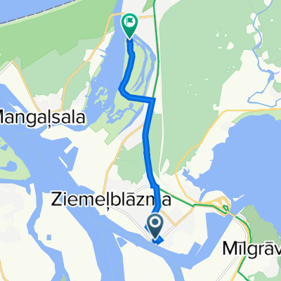 От Emmas iela 1, Rīga до Vabu iela 9A, Rīga