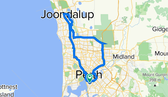 80 km - SP-Ellenbrook-Greenwood-Joondalup