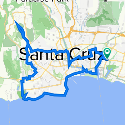 UCSC Hill + Beach Route