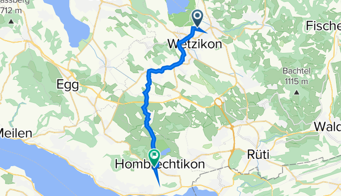 Motorenstrasse 34, Wetzikon ZH nach Lüeholzstrasse 2D, Hombrechtikon