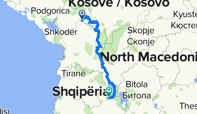 Etape #12 : Fierza - Pogradec