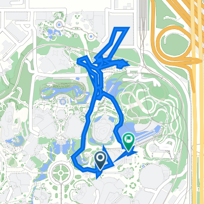 1313 S Disneyland Dr, Anaheim to 1313 S Disneyland Dr, Anaheim