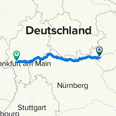 Nach Hause mit dem Rad