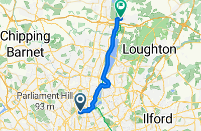 Route in der Bikemap App öffnen