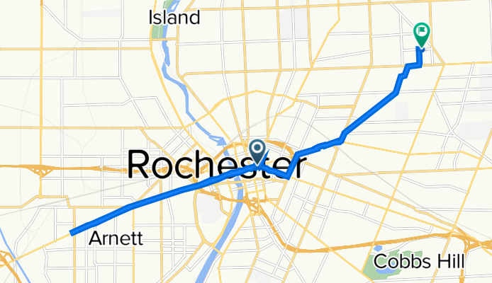 290 E Main St, Rochester to 971 Fernwood Park, Rochester