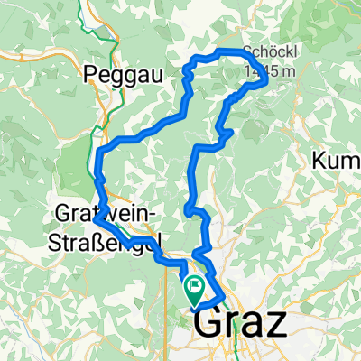 Graz-St.Veit-Rannach-Jägerwirt-Semriach-Friesach-Gratkorn-Graz