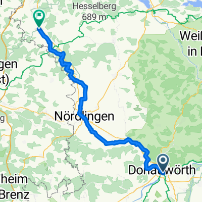 D-B 09 a Donauwoerth - Dinkelsbuehl