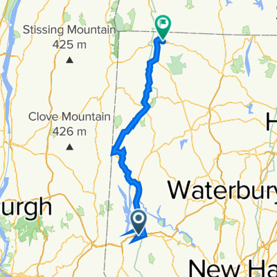 Danbury CT to Canaan CT