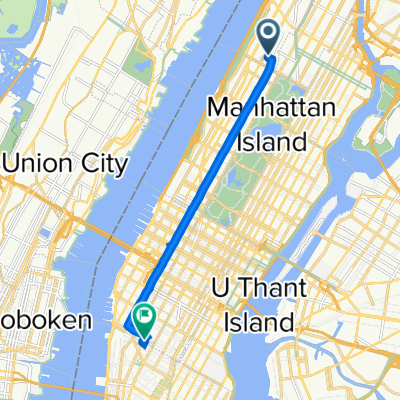 400 W 113th St, New York to 77 Seventh Ave, New York