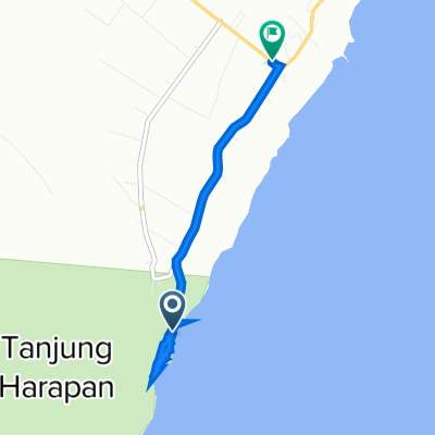 Jalan Tanjung Harapan, Kecamatan Samboja to Jalan Balikpapan - Handil 2 No.512, Kecamatan Samboja