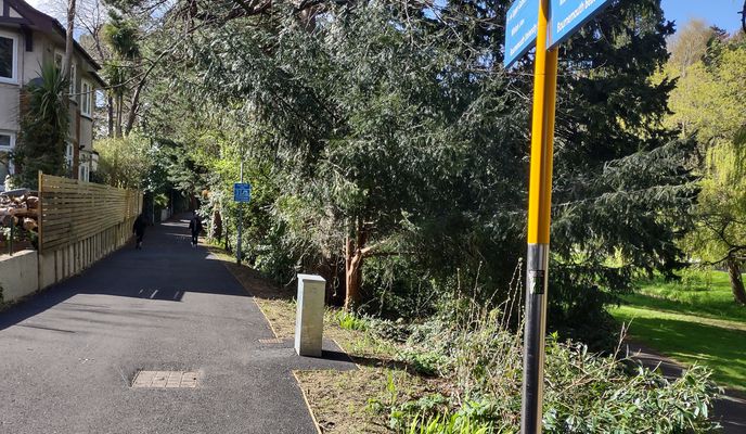 Photo 2 of the Bikemap route "Bourne Valley Greenway. My way"