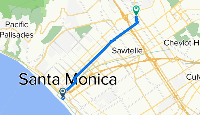 1687–1729 Ocean Front Walk, Santa Monica to 1301–1349 Midvale Ave, Los Angeles