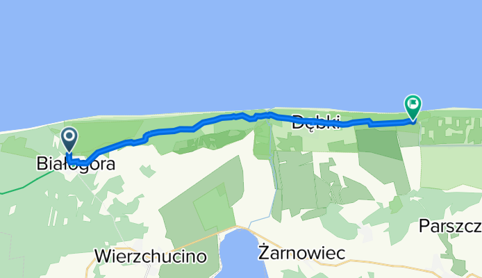 Trasa z Morska, Krokowa