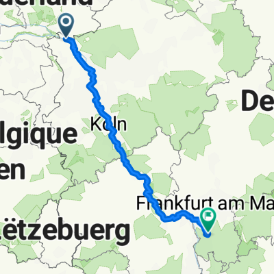 Tour Rhein III (Niederrhein) (Emmerich - Xanten - Düsseldorf - Köln - Mainz - Pfungstadt) CLONED FROM ROUTE 254335
