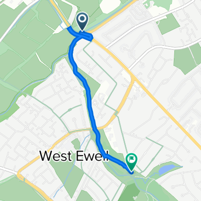 Kingston Road, Worcester Park to 132 Pams Way, Epsom