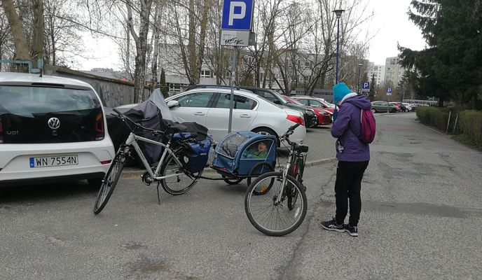 Photo 1 of the Bikemap route "Ludwika Hirszfelda 3, Warszawa to Rydzowa 1, Warszawa"