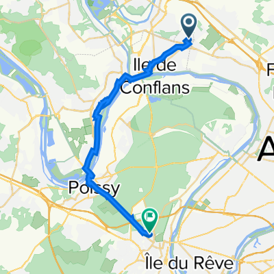 De Avenue du Soleil Levant 21, Conflans-Sainte-Honorine à Rue d'Alsace 14bis, Saint-Germain-en-Laye