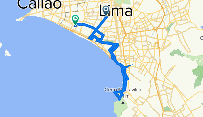 De Castrovirreyna 156, Cercado de Lima a Jirón María José de Arce 225, San Miguel