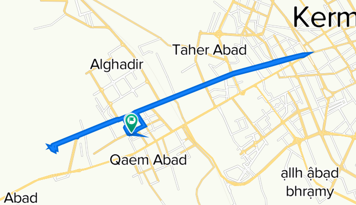 Pezeshk Boulevard, Kerman to Pezeshk Boulevard, Kerman