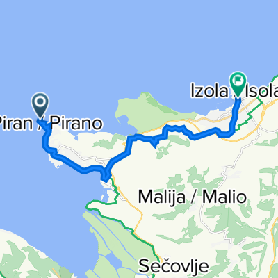 Prešernovo nabrežje 24 nach Muzčeva ulica 2