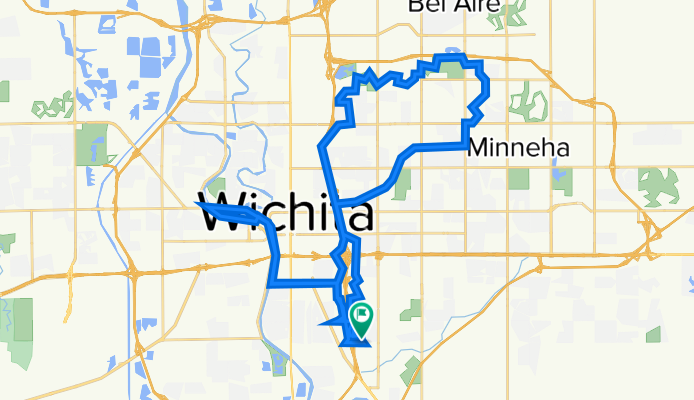 2361 S Green St, Wichita to 2355 S Green St, Wichita