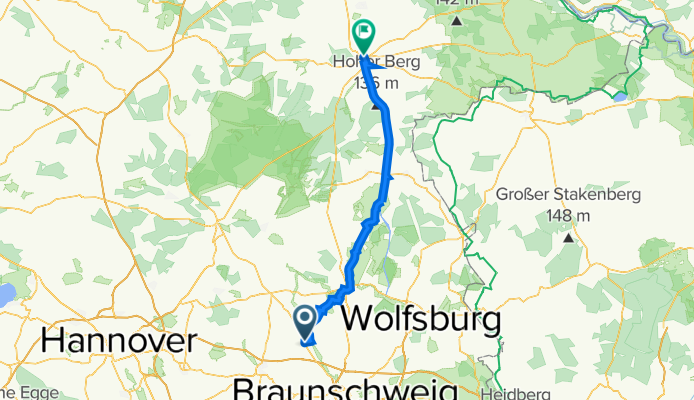 Ringstraße 2, Didderse nach An der Mühle 1, Uelzen