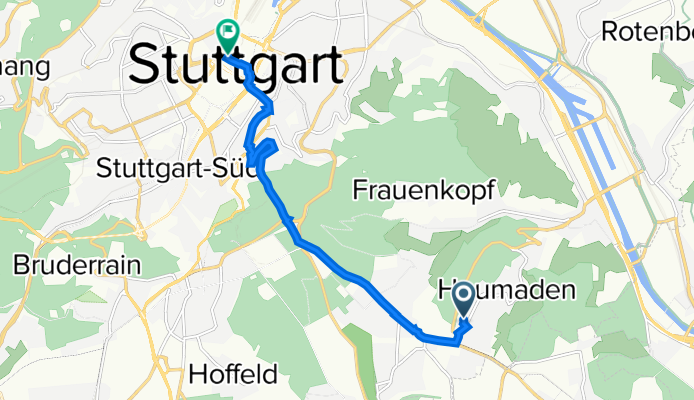 Stgt Mitte über Bopser