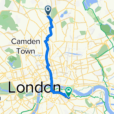 72 Stroud Green Road, London to 168-170 Bermondsey St, London