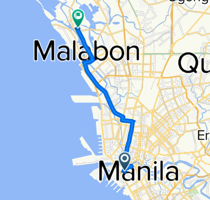 General Luna Street, Manila to General Luna Street, Malabon City