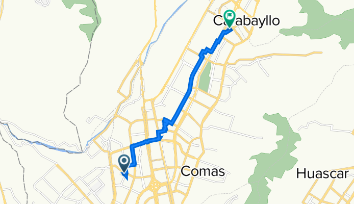 Ruta desde Los Olivos manhattan