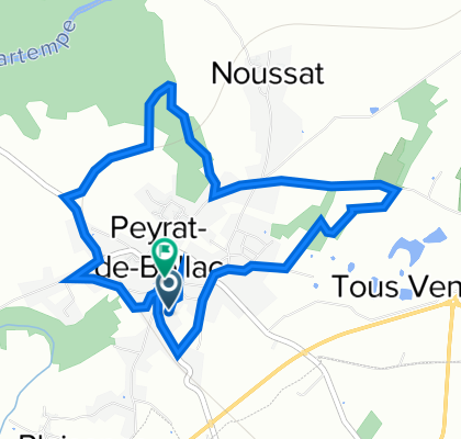 De La Colline 19, Peyrat-de-Bellac à Rue de la Colline 11, Peyrat-de-Bellac
