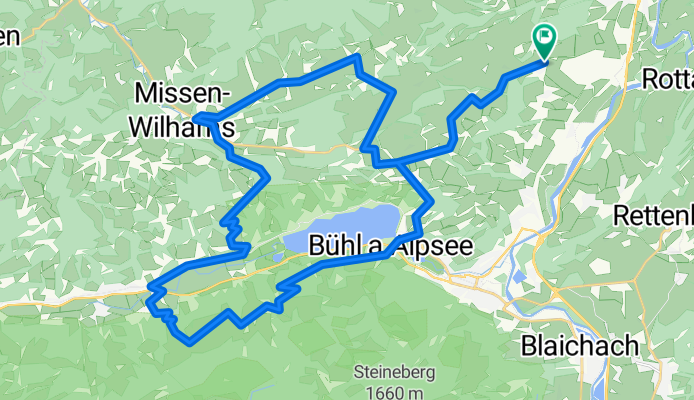 Eckarts&gt;Akams&gt;Knottenried&gt;Diepoltz&gt;Missen&gt;Pfarralpe&gt;Ratholz&gt;Konstanzer&gt;Bärenfalle&gt;Stadtwald&gt;Bühl&gt;Zaumberg&gt;Akams&gt;Eckarts