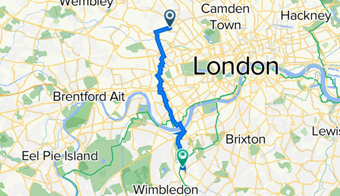 148 Brondesbury Villas, London to 2 Weybourne St, London