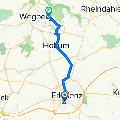 Goswinstraße 28, Erkelenz nach Sandbirkenweg 15, Wegberg