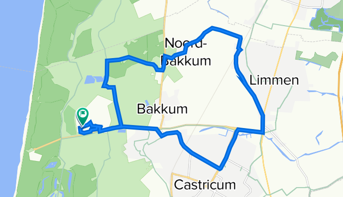 Runde vom Campingplatz Bakkum