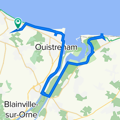 De Chemin des Hautes Sentes 1025, Hermanville-sur-Mer à Chemin des Hautes Sentes 1025, Hermanville-sur-Mer