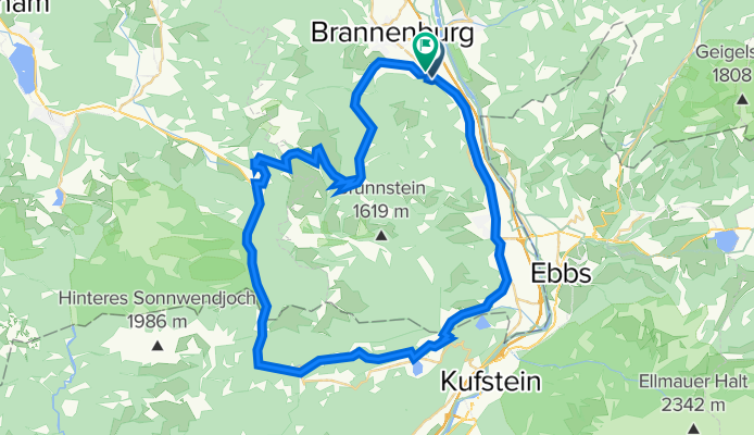 FalkensteinstraĂźe 2B, Flintsbach am Inn nach Petersbergweg 3, Flintsbach am Inn