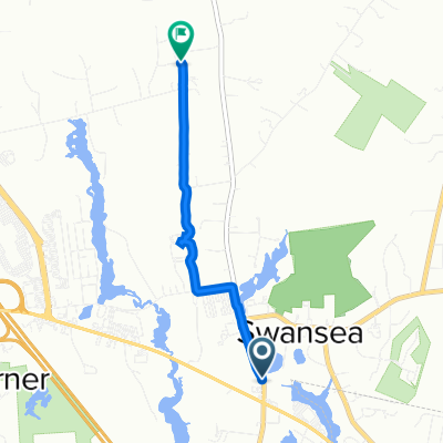 157 Gardners Neck Rd, Swansea to Kenzie Dr, Swansea