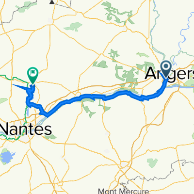 De Avenue du Lac de Maine 28, Angers à Rue de Vincennes 9, Nort-sur-Erdre