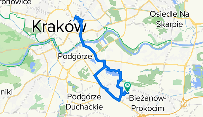 Lilli Wenedy 9, Kraków do Lilli Wenedy 9, Kraków