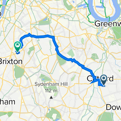 57A Bargery Road, London to 336 Coldharbour Lane, London