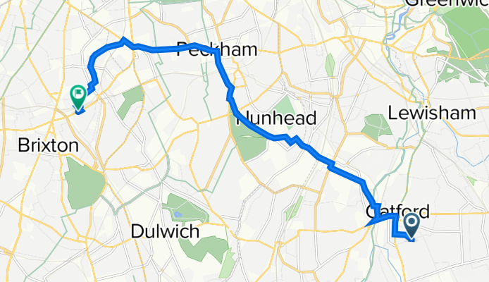 57A Bargery Road, London to 336 Coldharbour Lane, London