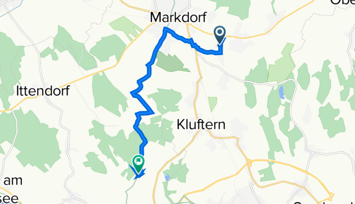 Route von Muldenbachstraße 11, Markdorf
