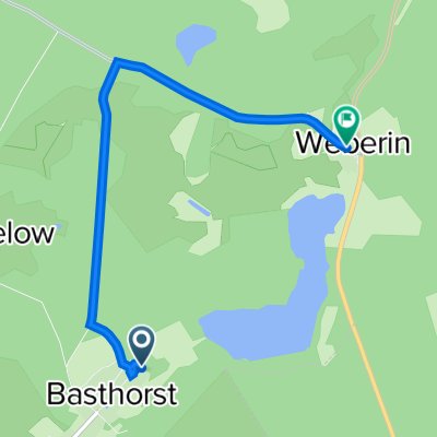 Schloßstraße, Crivitz nach Kritzower Straße 5, Kuhlen-Wendorf