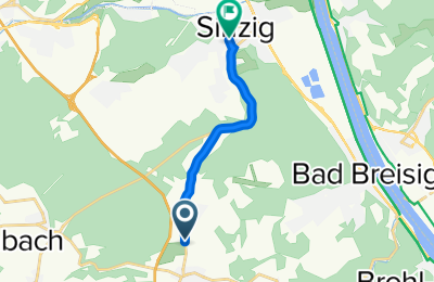 Route in der Bikemap App öffnen