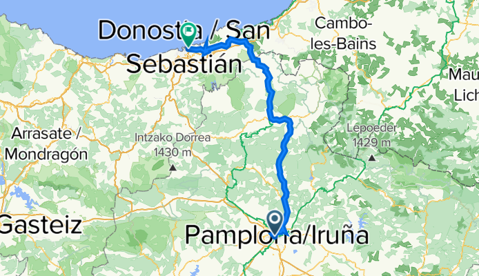 pamplona to san sebastian