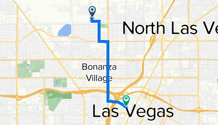 , North Las Vegas to South City Parkway 394, Las Vegas