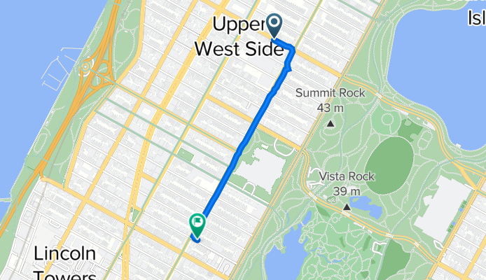 130 W 86th St, New York to 63 W 73rd St, New York