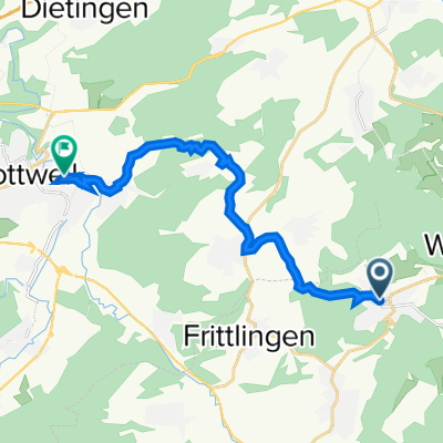 Lembergstraße 3/1, Gosheim nach Bahnhof 9, Rottweil